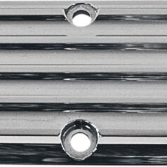 COVER OVAL INSPECTION FINNED CHROME
