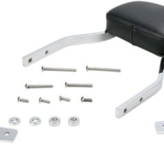 MINI SQUARE SISSY BAR CHROME WITH PAD YAMAHA