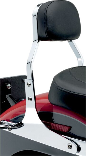 MINI SQUARE SISSY BAR CHROME WITH PAD HD