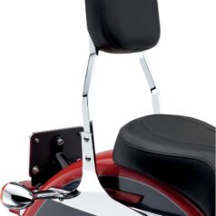 STANDARD SQUARE SISSY BAR CHROME WITH PAD HD