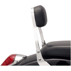 MINI SQUARE SISSY BAR CHROME WITH PAD YAMAHA