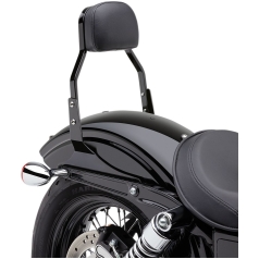 11" MINI SQUARE SISSY BAR BLACK HD