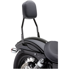 17" STANDARD SQUARE SISSY BAR BLACK HD
