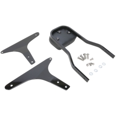 14" SHORT SQUARE SISSY BAR BLACK HD