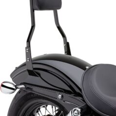 14" SHORT SQUARE SISSY BAR BLACK HD