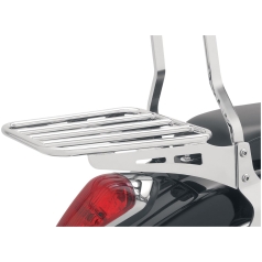 LUGGAGE RACK DETACHABLE TUBULAR CHROME