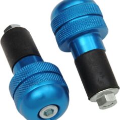 BAR ENDS ANTI VIBRATION ALU BLUE
