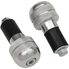 BAR ENDS ANTI VIBRATION ALU SILVER