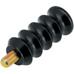 PEG SHIFT RIBBED BLACK