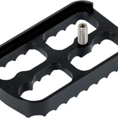 BRAKE PEDAL SERRATED BLACK