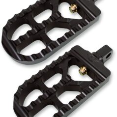 ADJUSTABLE LONG SERRATED Svart- Softail 2018+