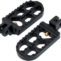 FOOT PEGS SERRATED LONG BLACK