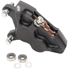 CALIPER FOUR-PISTON DIFFERENTIAL-BORE FRONT LEFT BLACK OPS
