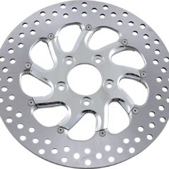 BRAKE ROTOR FLOATING FRONT/LEFT TORQUE CHROME 11.8