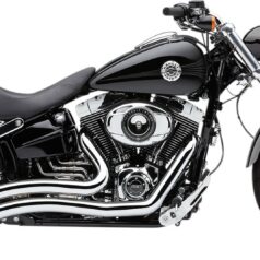 SWEPT SPEEDSTER SHORTS EXHAUST WITH POWER PORT CHROME HD