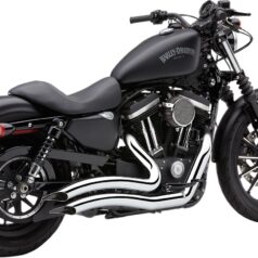 SPEEDSTER SHORT SWEPT CHROME EXHAUST SYSTEM