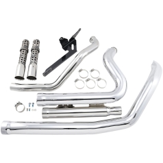 EXHAUST SYSTEM SPEEDSTER 909 SHORT 2-INTO-2 CHROME