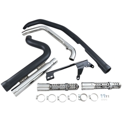 EXHAUST SYSTEM SPEEDSTER 909 SHORT 2-INTO-2 BLACK