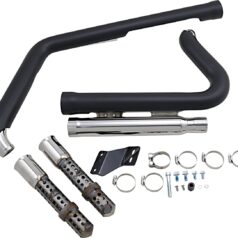 EXHAUST SYSTEM SPEEDSTER 909 SHORT 2-INTO-2 BLACK
