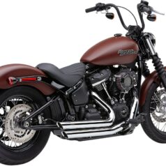 EXHAUST SYSTEM SLASHDOWN 2-INTO-2 CHROME