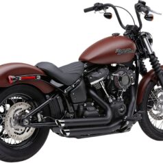 EXHAUST SYSTEM SLASHDOWN 2-INTO-2 BLACK