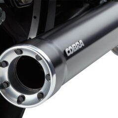 MUFFLERS SLIP-ON 3" RPT POWDER-COATED BLACK