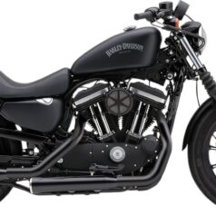 MUFFLERS SLIP-ON 3" RPT POWDER-COATED BLACK