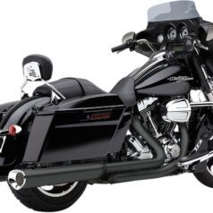 MUFFLERS 5-1/2" TAPERED SLIP-ON RAVEN TRI-FLO BLACK