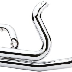HEADPIPES POWERPORT DUAL W/DUAL BUNGS CHROME