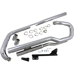 SLASH DOWN HOT ROD SPEEDSTER EXHAUST CHROME