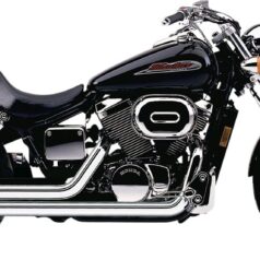 EXHAUST SYSTEM 2 INTO 2 STREETROD SLASH DOWN SPEEDSTER CHROME