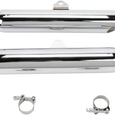 MUFFLER SLIP-ON WITH SLASH CUT TIP CHROME