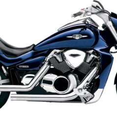 DRAGSTER EXHAUST SYSTEM CHROME SUZUKI
