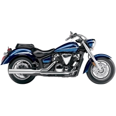 POWER PRO HP 2 INTO 1 EXHAUST SYSTEM CHROME WITH O2 SENSOR BUNGS
