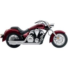 HOT ROD SPEEDSTER SLASH DOWN EXHAUST SYSTEM CHROME HONDA