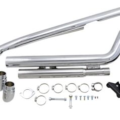 EXHAUST SYSTEM SPEEDSTER HOT ROD SLASH DOWN CHROME SYSTEM
