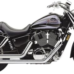 EXHAUST SYSTEM DRAGSTER 2 INTO 2 STRAIGHT-CUT CHROME