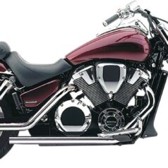 EXHAUST SYSTEM DRAGSTER 2 INTO 2 STRAIGHT-CUT CHROME