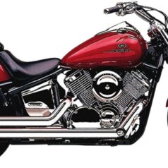 EXHAUST SYSTEM DRAGSTER 2 INTO 2 STRAIGHT-CUT CHROME