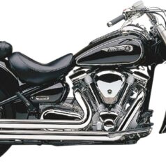 EXHAUST SYSTEM HOT ROD SPEEDSTER LONG W/POWERPORT CHROME