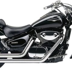 EXHAUST SYSTEM DRAGSTER 2 INTO 2 STRAIGHT-CUT CHROME