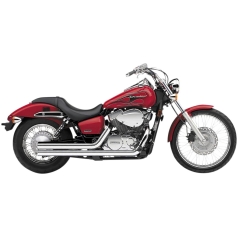 EXHAUST SYSTEM STREET ROD 2 INTO 2 STRAIGHT-CUT CHROME