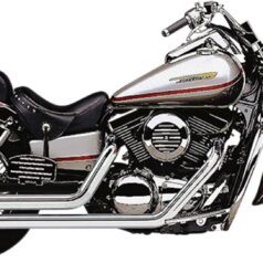 EXHAUST SYSTEM DRAGSTER 2 INTO 2 STRAIGHT-CUT CHROME