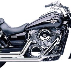 EXHAUST SYSTEM SPEEDSTER LONG W/POWERPORT 2 INTO 2 STRAIGHT-CUT TRIPLE-CHROME