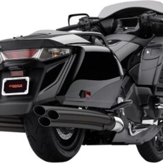 6 INTO 6 SLIP ON MUFFLERS BLACK HONDA