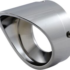 4" SCALLOPED BILLET EXHAUST TIPS CHROME