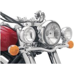 STEEL LIGHTBAR SPOTLIGHT KIT CHROME YAMAHA