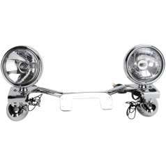 STEEL LIGHTBAR SPOTLIGHT KIT CHROME