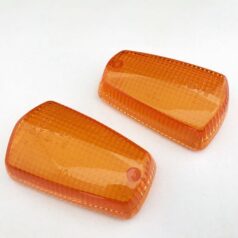 TURN SIGNAL LENS E-MARK OEM REPLACEMENT AMBER
