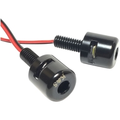 LICENSE PLATE MOUNTING BOLTS LED BLACK